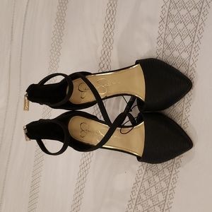 Jessica Simpson black heels NWOT